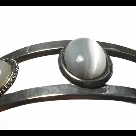 Silver Bracelet with Moonstone - Picture 2 of 2